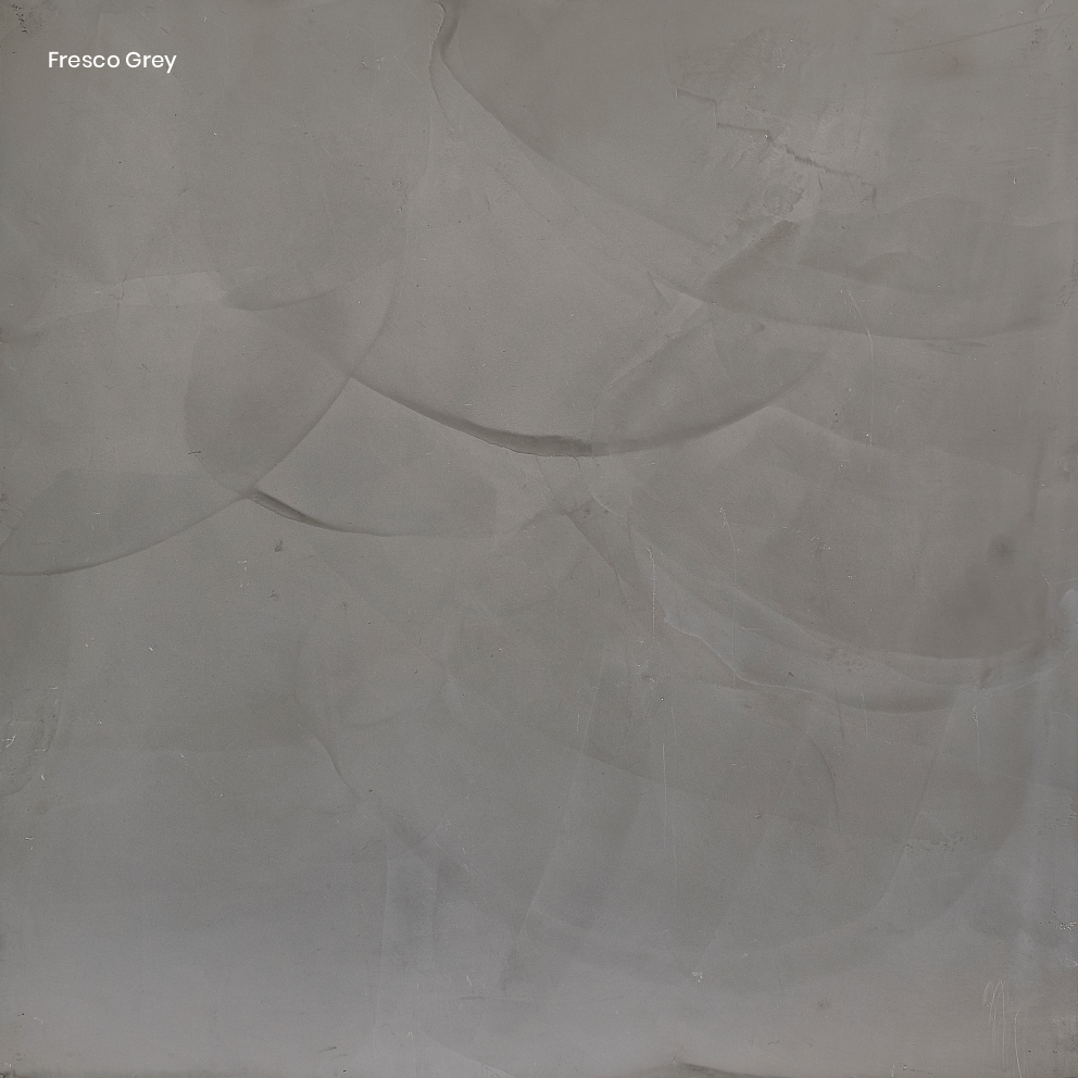 Italian Polished Plaster (also referred to as Stucco, Venetian Plaster or Marmorino) Fresco Grey